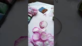 DIY Rose with Tissue paper shorts art diy [upl. by Reifel]