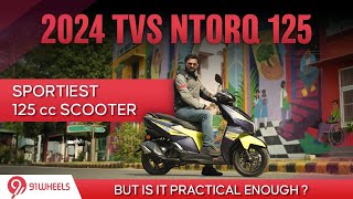 2024 TVS NTorq 125 Ride Review  Sporty But Is It Practical Enough [upl. by Gnuhc962]