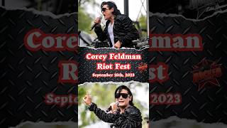 Corey Feldman at Riot Fest 2023 Shorts [upl. by Lamej]