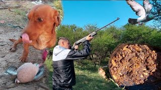 CAZANDO con MI PERRITO SALCHICHA🐕 CARPINCHO al DISCO🤤Un MANJAR [upl. by Odlanar]