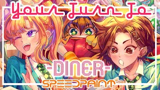 Your Turn to DINER ♡ YTTD Fanart ♡ SPEEDPAINT [upl. by Enelyw30]