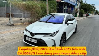 Đã bánToyota Altis lăn bánh 2023 siêu mới 24000KM dáng sang trọng  Ô tô Lê Quý 0986050789 [upl. by Udelle]