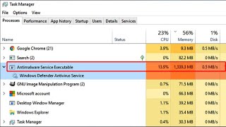 Cara Atasi Antimalware Service Executable High Memory Usage Gunakan Memory Besar [upl. by Hera]