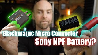 Blackmagic HDMI to SDI Micro Converter on Battery Power and quirks [upl. by Rubio]