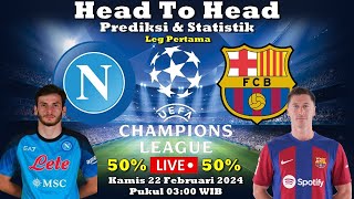 Napoli vs Barcelona Babak 16 Besar Leg 1 Liga Champions 20232024  Preview amp Statistik Pertandingan [upl. by Roley93]