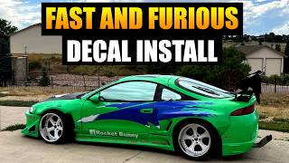 Widebody Eclipse gets Fast and Furious Decals [upl. by Myriam]