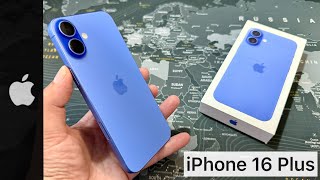 Apple iPhone 16 Plus  Unboxing and HandsOn [upl. by Naujd]