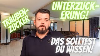 Diabetes Typ 1  Unterzuckerung und Traubenzucker  das solltest du wissen [upl. by Maye972]