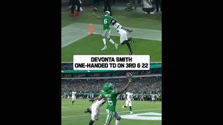 Eagles’ DeVonta Smith’s INSANE OneHanded Catch  Unbelievable Moment in JAXvsPHI 🔥😳 [upl. by Niemad]