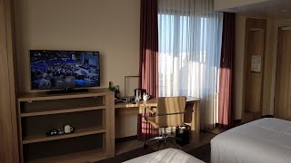 Hampton by Hilton Frankfurt City Centre East Twin Corner Room [upl. by Morril492]