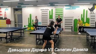 Давыдова Дарина ФНТР 22 RTTF 330 VS Сапегин Данила RTTF 374 [upl. by Jeanine707]