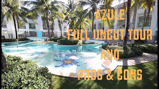 Azul Beach Resort Negril Uncut Resort Tour and Pros and Cons [upl. by Nosyarg]