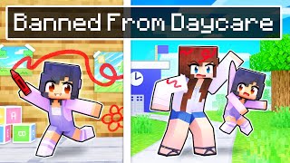 Aphmau Was BANNED From DAYCARE In Minecraft [upl. by Giffard]