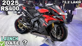 2025 PULSAR RS400 LAUNCH DATE IN INDIA😍  PULSAR RS400 EXPECT PRICE  RS400 NEW LOOK [upl. by Annail886]