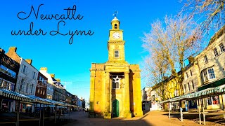 A walk through Newcastle under Lyme  England [upl. by Nimaynib]