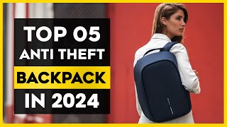 The Best Anti Theft Backpacks on 2024  Top 05 List ✅ [upl. by Lait217]