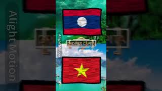 Laos vs Vietnam  geo battle vietnam laos [upl. by Lira]