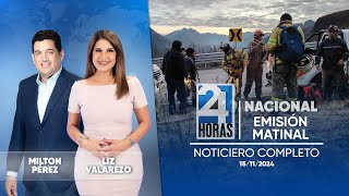 Noticiero de Ecuador Emisión Matinal 15112024 [upl. by Aryhs334]