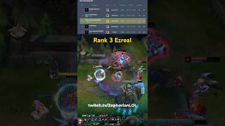 How Rank 3 Ezreal Crushes Tower Dives [upl. by Honor]