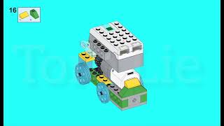 Building Instructions Lego Wedo 20 quotKomodo Dragonquot [upl. by Ennylyak168]