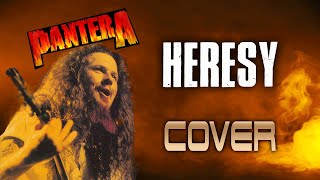 Pantera  Heresy Instrumental Cover [upl. by Eilla]