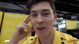 F1 Testing Renault Reserve Driver Jack AItkens Video Blog [upl. by Rosalia]