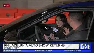 From Electric Cars to Hollywood Faves Check Out the Philly Auto Show [upl. by Pubilis]