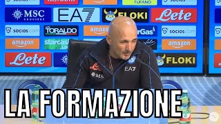 SENTITE Spalletti sulla formazione per VeronaNapoli [upl. by Nevets643]