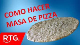 Receta masa de pizza [upl. by Adnirim]