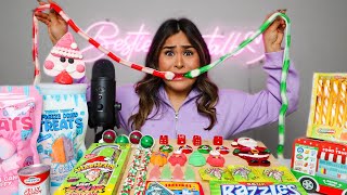 I Tried ASMR againGIANT GUMMY Candy WATERMELON JELLY Freeze Dried Candy Mukbang 먹방 [upl. by Ardelle900]