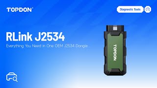 TOPDON RLink J2534  Everything You Need in One OEM J2534 Dongle [upl. by Pittel]