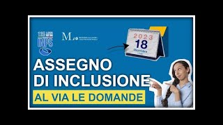 Assegno di inclusione come fare la domandaVIDEO [upl. by Slorac594]