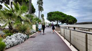 Golfe Juan to Juan les Pins Walking Tour 6 October ProvenceAlpesCôte dAzur France 4K 60fps [upl. by Sokairyk]