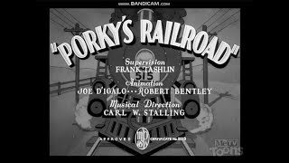 LooneyTunes  Porkys Railroad 1937 [upl. by Marcie]