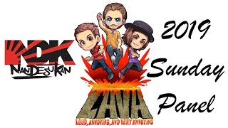 Nan Desu Kan 2019 LAVA Sunday Panel [upl. by Tala]