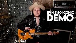 EVH 5150 Iconic Amp Demo w 90’s Van Halen Tone and EBMM EVH Signature Guitar [upl. by Hoisch]