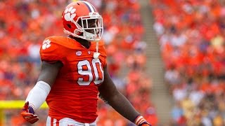 Clemsons Shaq Lawson On His Defenses Success  Orange Bowl Media Day [upl. by Salokcin]