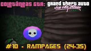 Coletâneas GTA VCS 10  Rampages 2435 PTBR [upl. by Lupee]