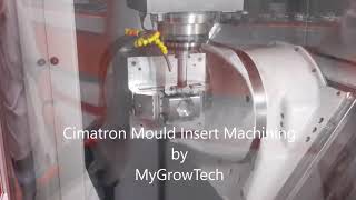 2015 07 30 Cimatron Mould Insert Machining by MyGrowTech [upl. by Curzon]