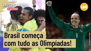 🔴 OLIMPÍADAS 2024 SELEÇÃO BRASILEIRA FEMININA VENCE COM MARTA TITULAR HANDEBOL QUEBRA JEJUM [upl. by Omero]