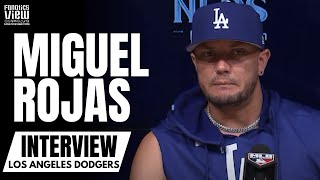 Miguel Rojas Discusses Growth With LA Dodgers Dodgers Change in Mentality amp Padres vs Dodgers NLDS [upl. by Cirad]