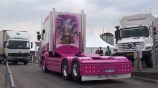 Scania v8 Girlstruck  Girl Power Truckstar Festival 2013 [upl. by Burgwell]