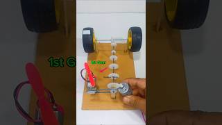 Gear Powerd Generator ° DC Motor dcmotor generator gear tech shorts [upl. by Melnick]