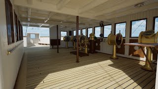 Officers Quarters  Titanic Honor and Glory Demo 401 v20 [upl. by Ahsier]