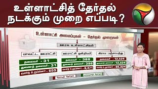 உள்ளாட்சித் தேர்தல் நடக்கும் முறை எப்படி  Local Body Elections [upl. by Clover344]