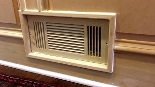 How to handle HVAC register in raised panel wainscoting [upl. by Melissa743]