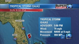 Tropical Storm Isaias Sunday updates with team coverage [upl. by Neerroc527]