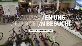 Willkommen in der emotion eBike Welt Vogtland Ladenpräsentation 2024 [upl. by Heinrik]