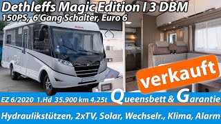 ROOMTOUR  Wohnmobil mit Luxusausstattung Für 4 Personen  Dethleffs Magic Edition I 3 DBM  2020 [upl. by Broddie]