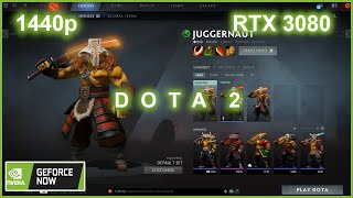 Dota 2 GeForce Now RTX 3080 1440p [upl. by Berte]